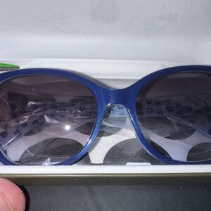Kate Spade New York Women's Augusta/G/S Square Sunglasses, Blue/Gray